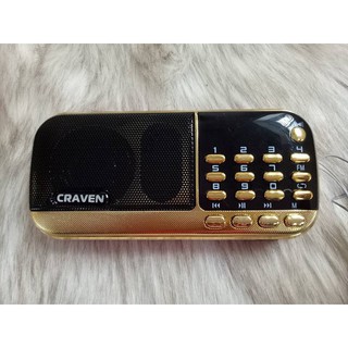 Loa thẻ nhớ Craven CR-836S - Bảo hành 3 tháng - Xài 2 pin