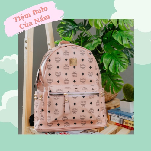Balo Da Nữ Thời Trang Hàn Quốc M.C.M ,MOM, Balo Đi Học, Đi Chơi, Chất Vải Da Sần Chống Thấm Nước [ Ảnh và Video thật ]