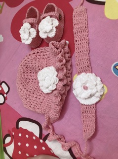 Mũ bé gái handmade