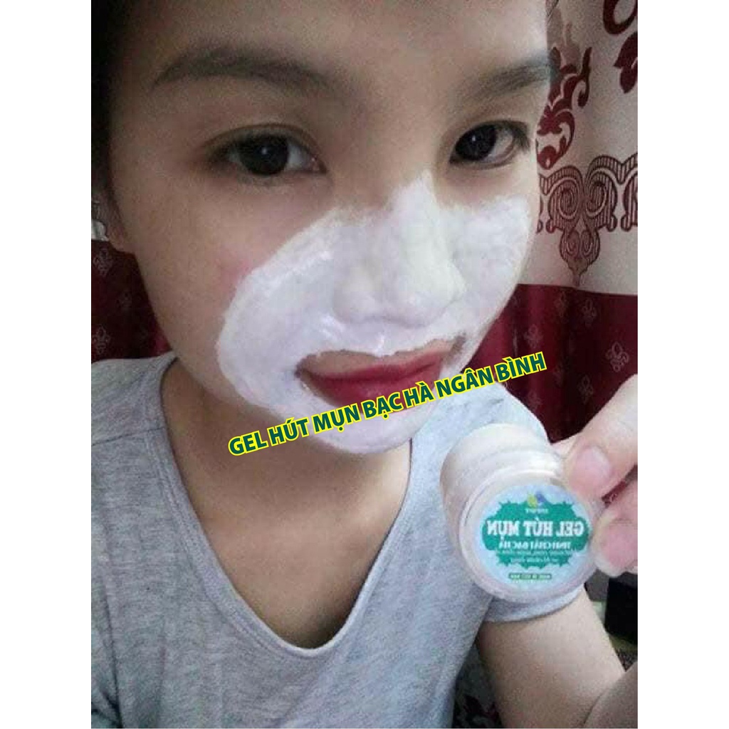 Gel lột mụn cám mụn đầu đen ngân bình ,tinh chất bạc hà nha đam 50gr