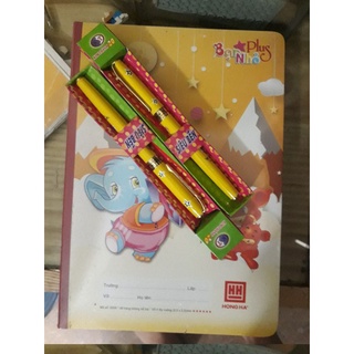 Lốc 10 quyển vở 4 ô li hồng hà 0509 bạn nhỏ