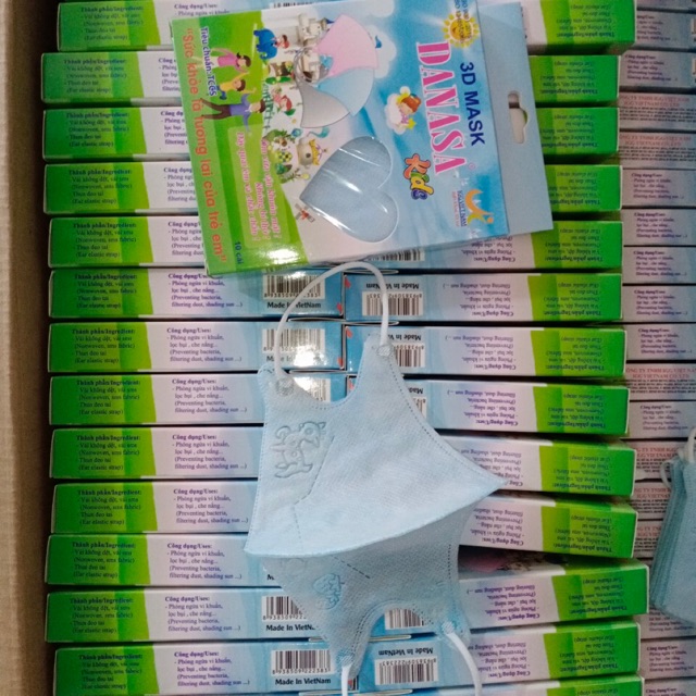 Khẩu trang 3D trẻ em