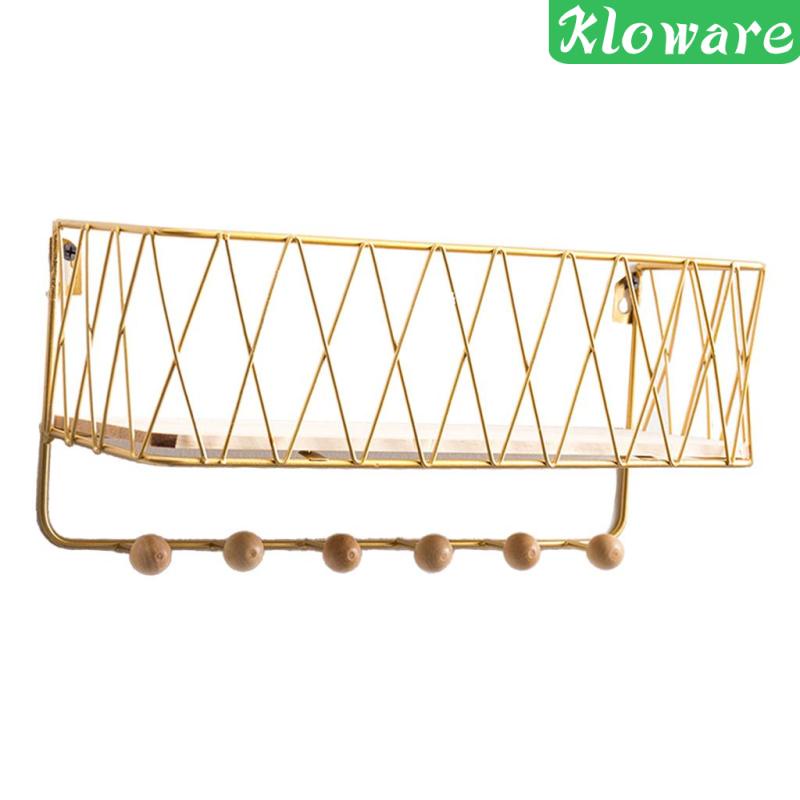 Giá Đỡ Chìa Khóa / Áo Khoác / Đồ Dùng Gắn Tường Màu Vàng Cỡ Nhỏ Tiện Dụng