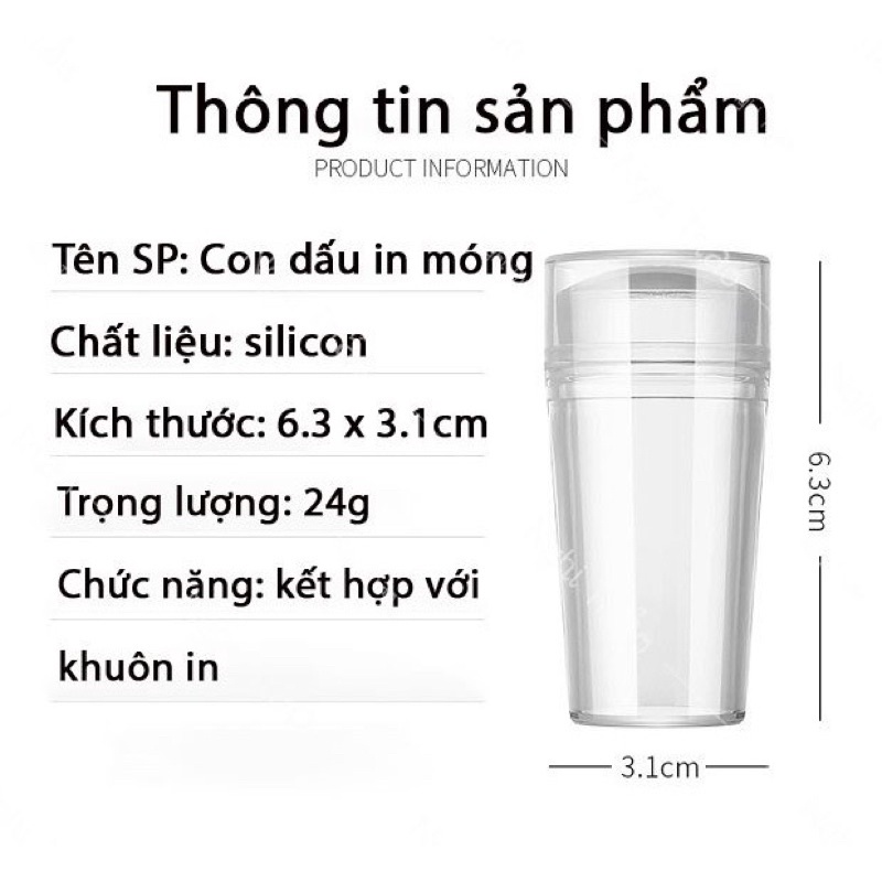 Con dấu và thanh gạt đồ in
