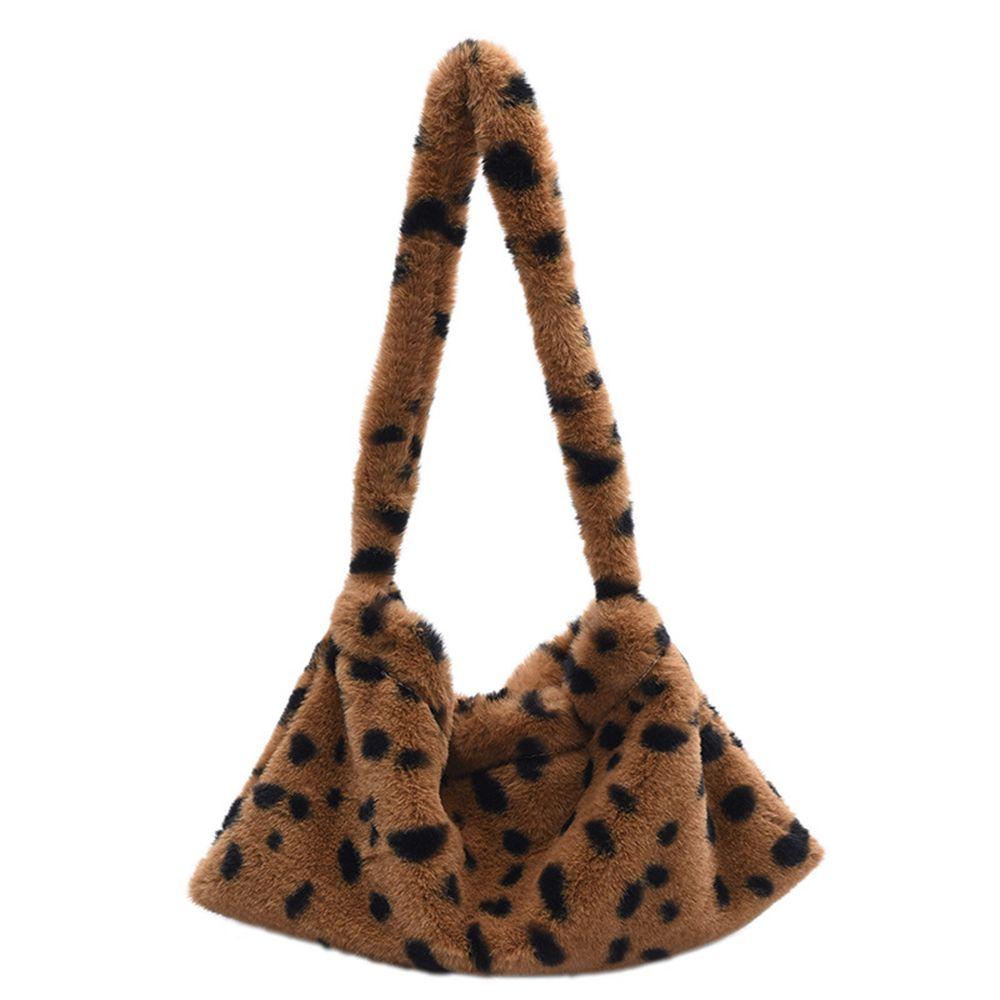 PINEVN Túi Xách Lông Nhung Thời Trang Thu Đông Dành Cho Nữ