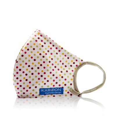 Combo 2 chiếc Khẩu trang vải Karibon Cotton 8 lớp họa tiết