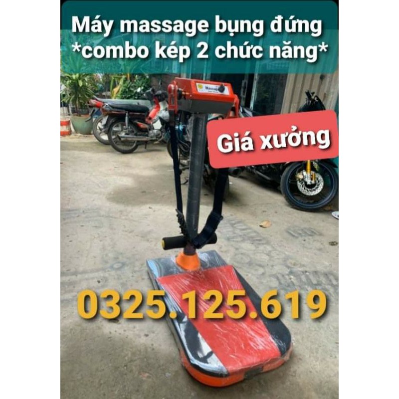 Máy massage bụng đứng 2 chức năng