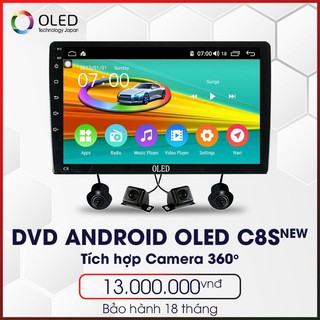 Màn hình Android OLED C8s New - Tích hợp camera 360 quan sát toàn cảnh