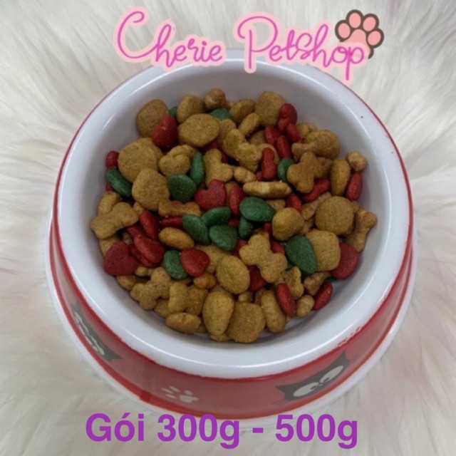 Bánh / hạt thưởng cho chó mèo gói 300g500g