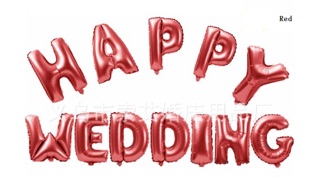 Bộ chữ happy wedding
