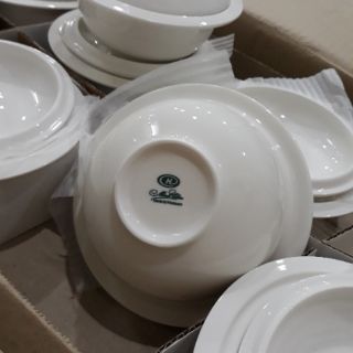 Thố sứ Việt Nam dày có nắp