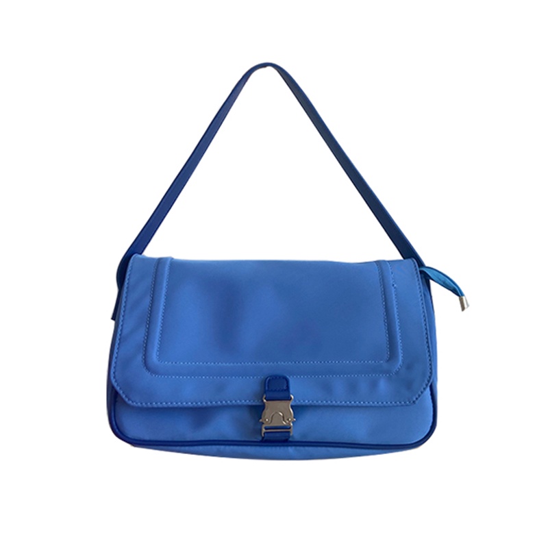 Túi đeo chéo bằng nylon màu sắc đơn giản phong cách Hàn Quốc