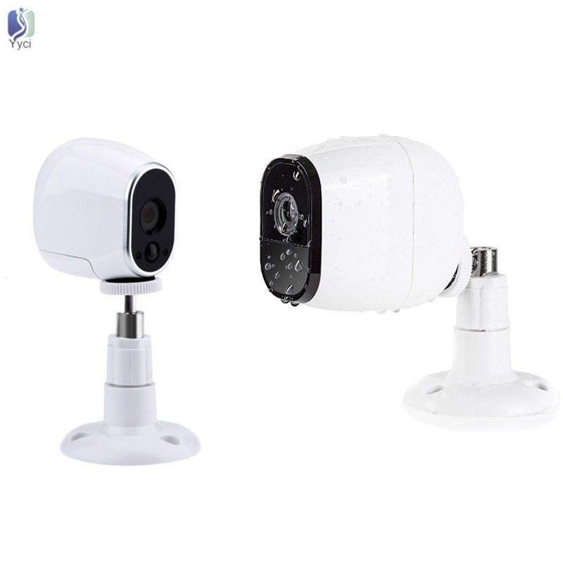 Giá Đỡ Camera Gắn Tường Bằng Nhựa Xoay 360 Độ Ổn Định Cho Trong Nhà / Ngoài Trời