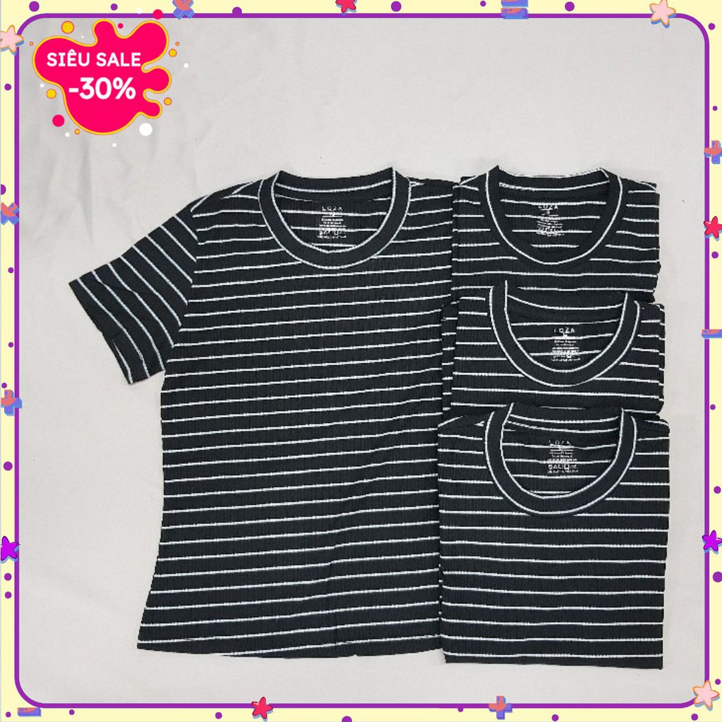 Áo Thun Nữ Đẹp Sọc Ngang Đơn Giản SXA01-024. sova03.shop