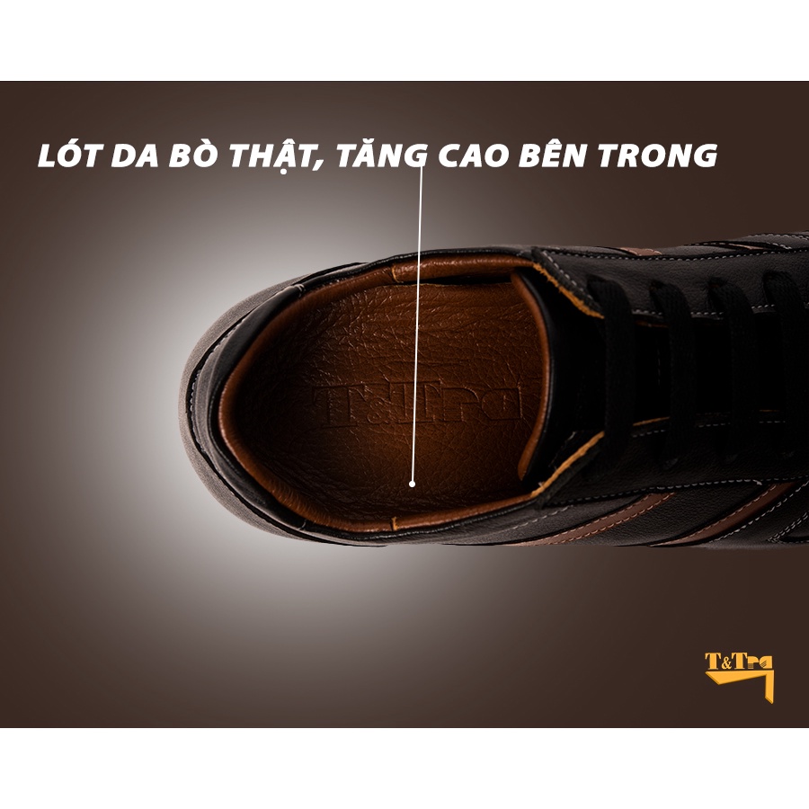 [ 8CM ] Giày Cao Nam T&amp;TRA T21Đ
