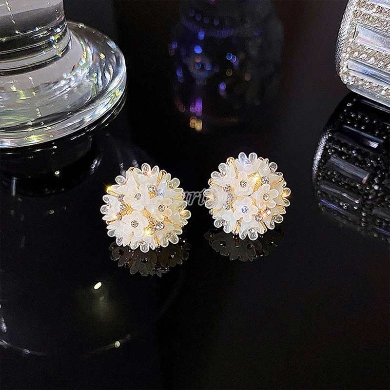 Khuyên Tai Hình Hoa Hồng Đơn Giản Dễ Thương Dành Cho Nữ