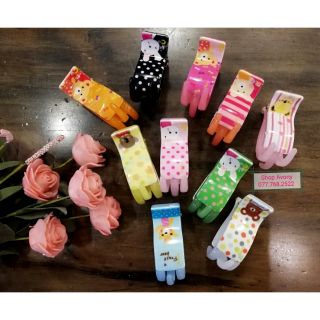 Kẹp tóc càng cua 3 răng hoạt hình - Honey