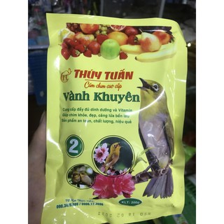 Cám Chim Thuý Tuấn Dành Cho Chim Vành Khuyên Số 2.Gói 100g