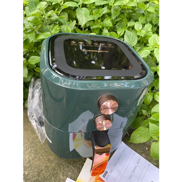 Nồi chiên không dầu Hongxin 5L YJ310-2 màu xanh mẫu mới nhất