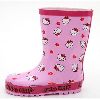 giày đi mưa bé gái Hello Kitty.