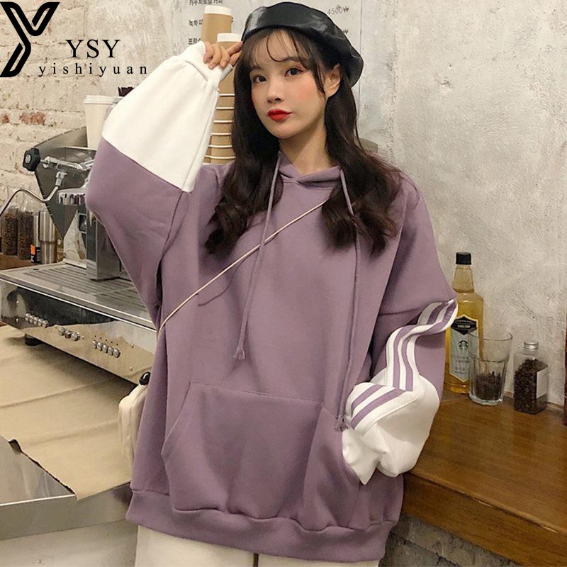 Áo hoodie Quảng Châu phối màu tay sọc | BigBuy360 - bigbuy360.vn