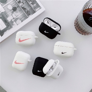 Vỏ đựng bảo vệ cho hộp sạc tai nghe Airpods 1/2 họa tiết hình loga NIKE tiện dụng