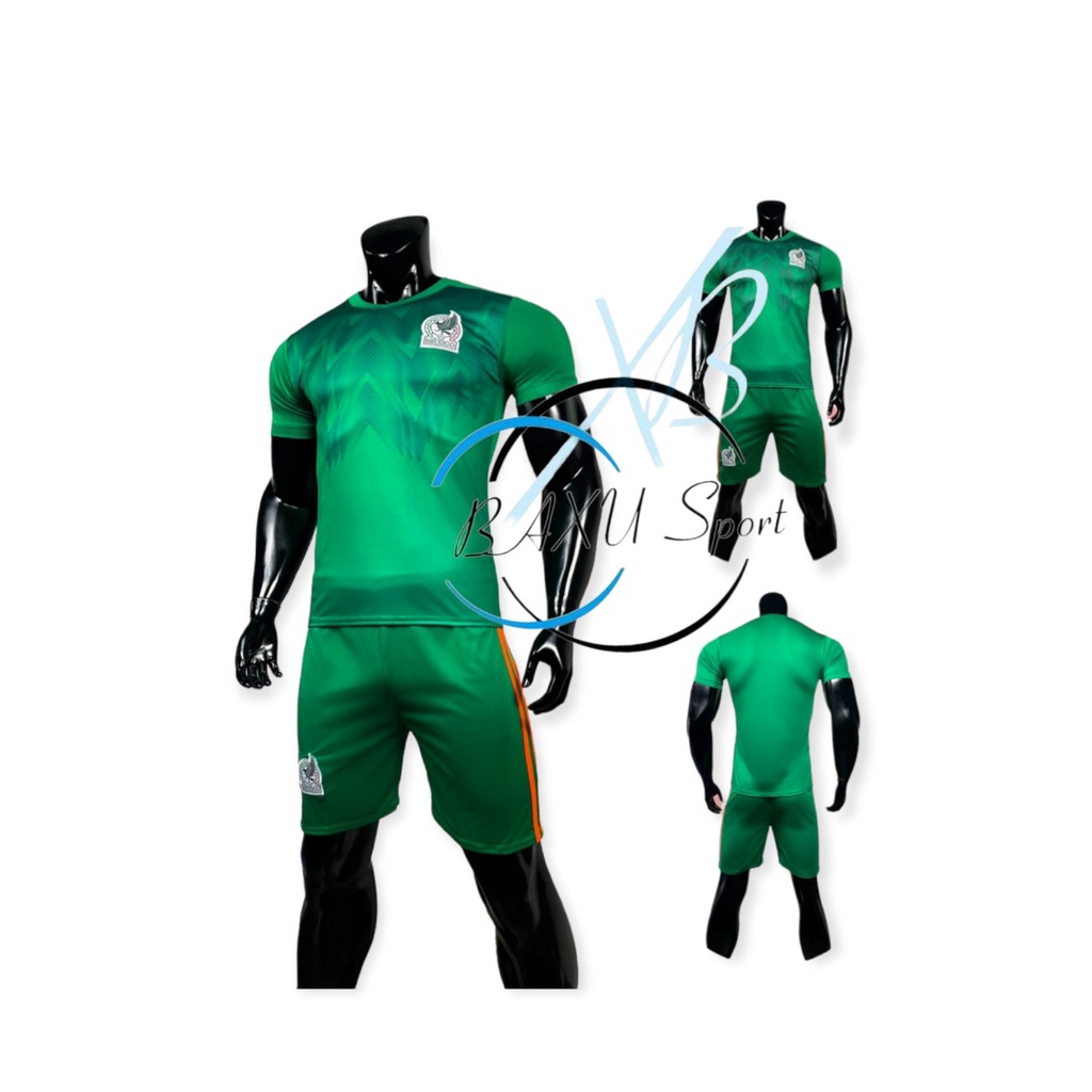Bộ quần áo bóng đá Đội Tuyển Me-xi-co WC 2022 chính thức thun lạnh đẹp