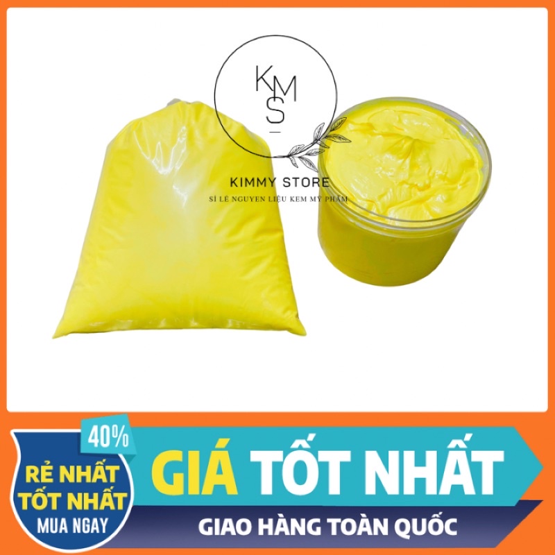 lẻ hộp 500g kem kích tẩy xanh lá - vàng - hồng