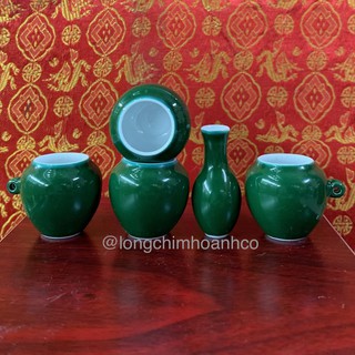 Cóng Khuyên Xanh Lục Dáng Chum