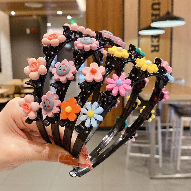 Cài tóc trang trí bông hoa dễ thương thời trang xinh xắn cho nữ