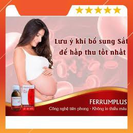 Siro Ferrumplus 120 ml (Chính hãng)- Bổ sung Sắt cho người thiếu máu, không tanh, | Thế Giới Skin Care