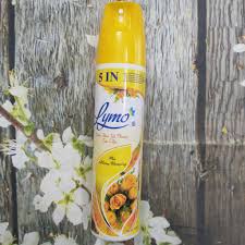 Chai xịt phòng LYMO  5IN1 350ml hương nước hoa giúp lưu hương dễ chịu cho không gian sống suốt cả ngày.