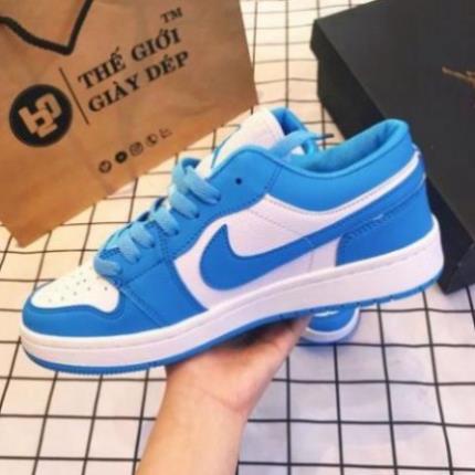 (vitazone742) Giày jordan cổ thấp xanh dương nam nữ hàng cao cấp full box bill | BigBuy360 - bigbuy360.vn