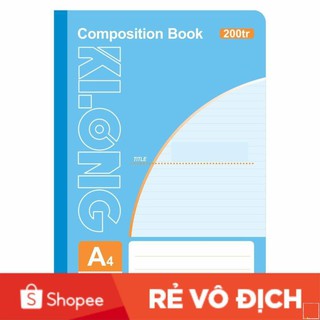 Sổ may klong a4 200trang 58/88 compostion book; ms: 309