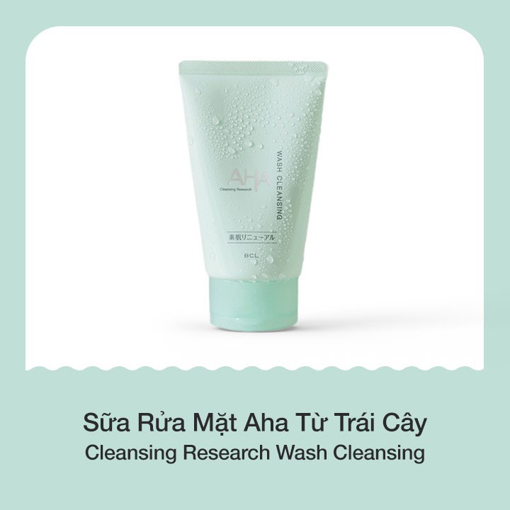 Sữa Rửa Mặt Aha Từ Trái Cây Cleansing Research Wash Cleansing 120g