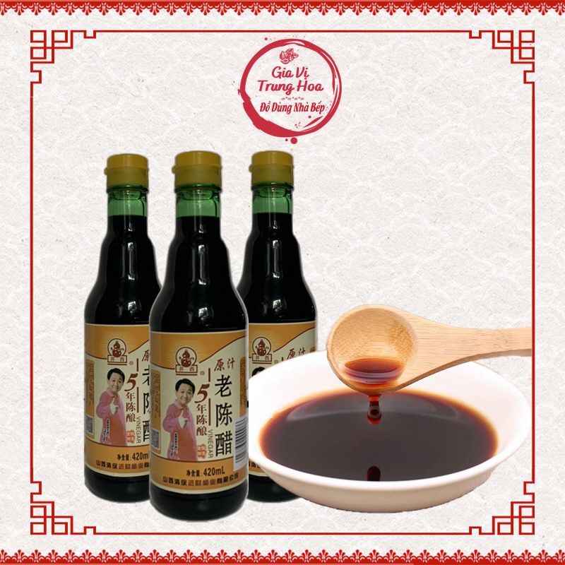 Giấm Đen Sơn Tây - 420ml, chuẩn vị Trung Hoa