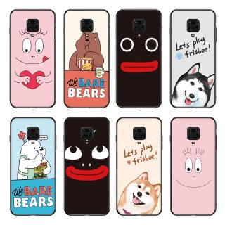 Ốp điện thoại TPU mềm hình gấu nâu hoạt họa cho Xiaomi Redmi Note 9S / Note 9 Pro Max / Note 8 Pro