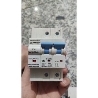Aptomat CB thông minh Wifi Tuya 63A 40A