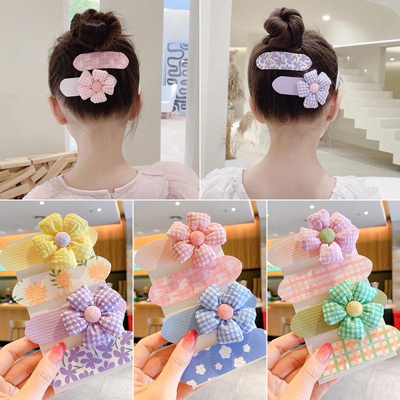 Bộ Kẹp Tóc Phong Cách Hàn Quốc Dễ Thương Dành Cho Trẻ Nhỏ