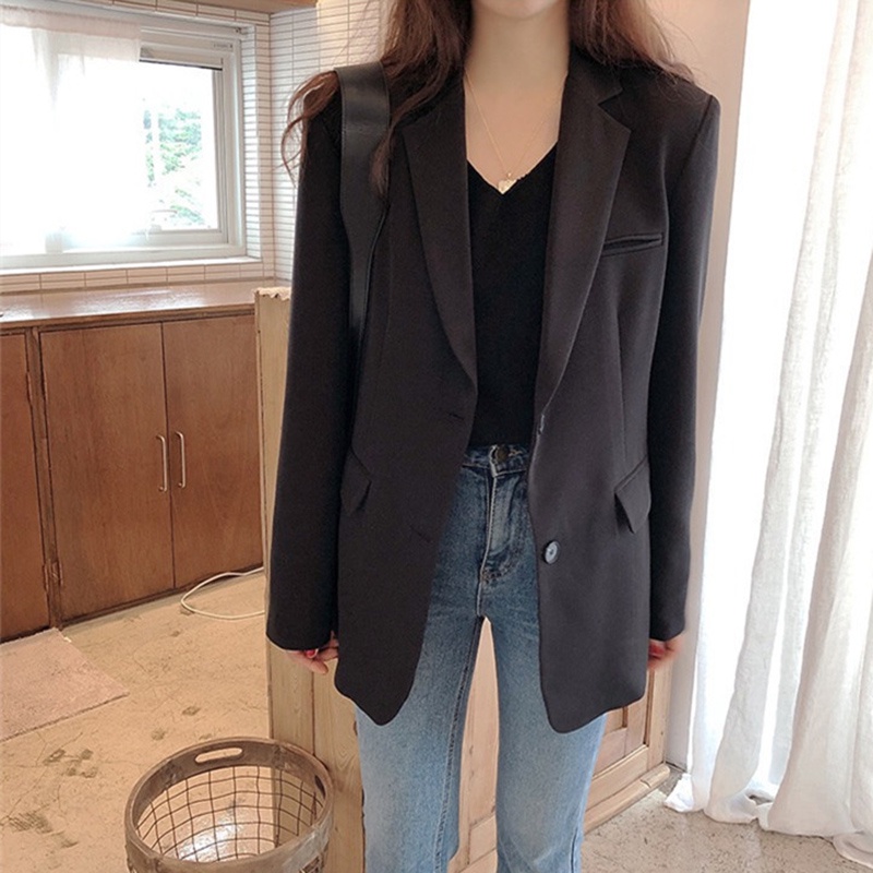 Áo khoác ngắn IELGY dáng ôm phong cách Hàn Quốc hợp thời trang cho nữ
