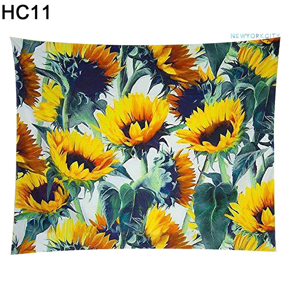 Thảm Treo Tường In Họa Tiết Hoa Lá Trang Trí Phòng Ngủ