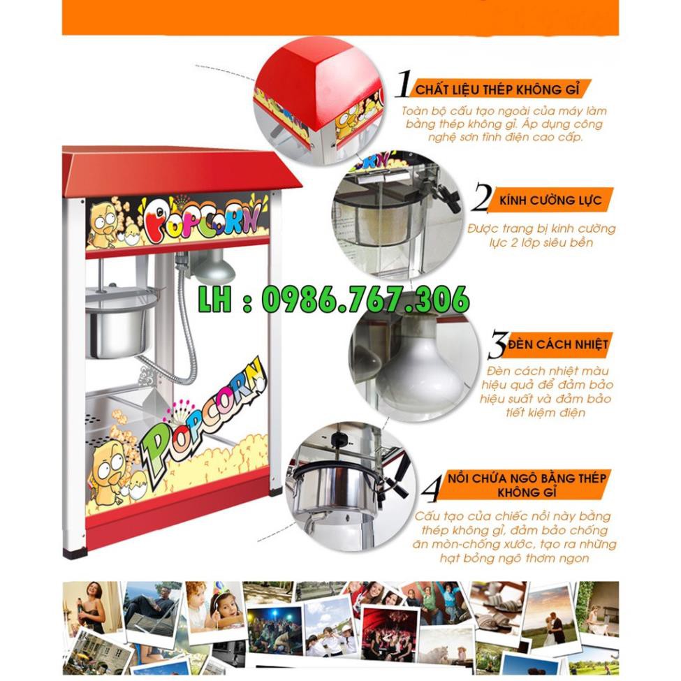 Máy làm bắp rang bơ,máy nổ bỏng ngô.