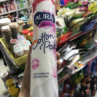 Bông tẩy trang Aura 150 miếng