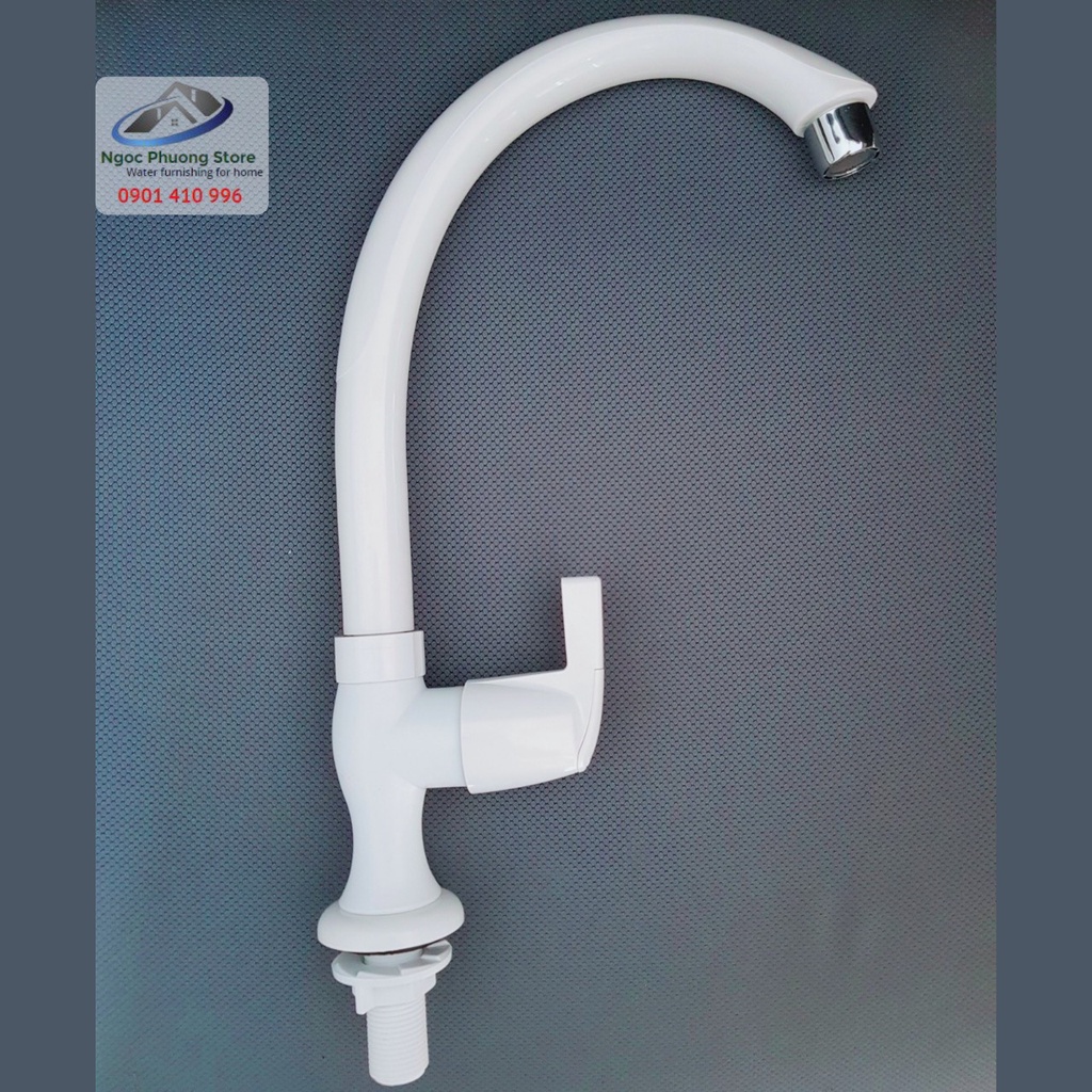 Vòi rửa chén WATERTEC MALAYSIA nhựa ABS cao cấp, thân âm bồn tay gạt - Mã WT0018