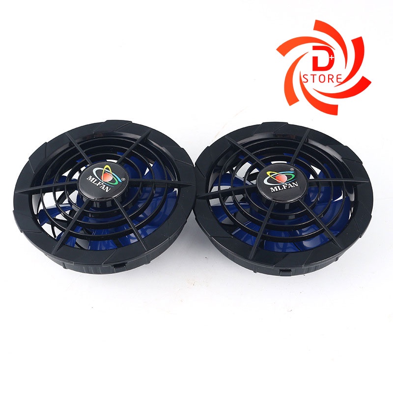 Pin Quạt Điều Hòa lắp áo điều hòa Nhật Bản Dstore (Pin + 2 Quạt ) Bảo hành 12 tháng