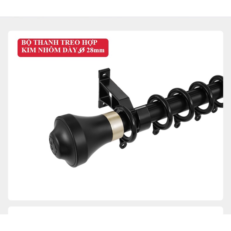 Thanh treo rèm La mã (<2m)