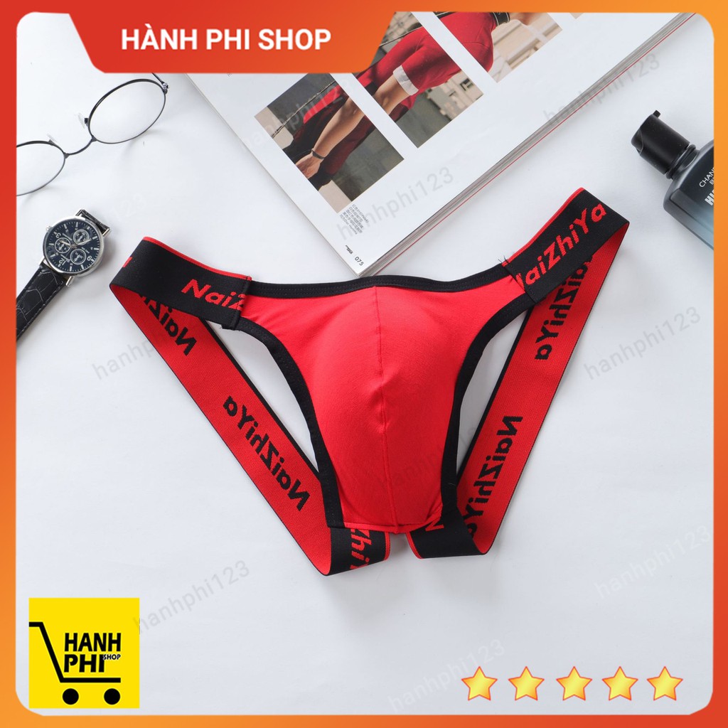 Jockstrap NaiZhiYa Quần lót dây sexy cho nam - Quần sịp nam khoe mông cực hot độc lạ (JO01)