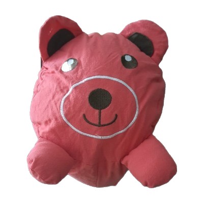 Gối ôm thêu mặt thú, thú nhồi bông cao cấp Hometex 65x18 cm