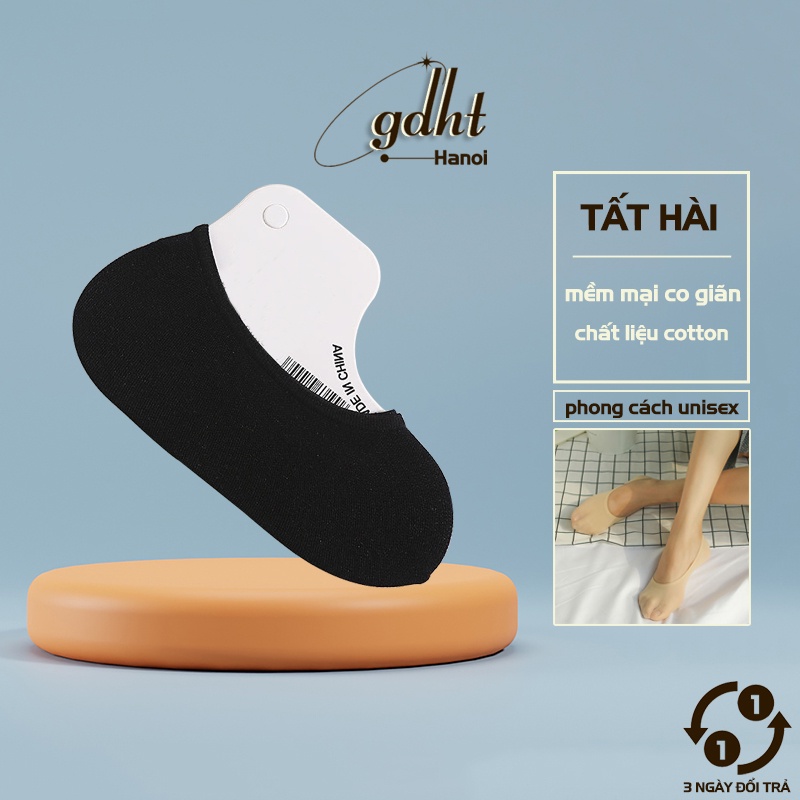 Tất hài nữ cổ ngắn - Vớ hài nửa bàn chân phong cách unisex