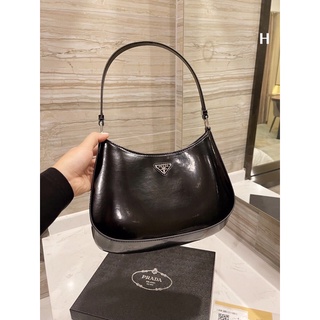 Túi kẹp nách Práda sz 30 chất da bò hàng order xưởng
